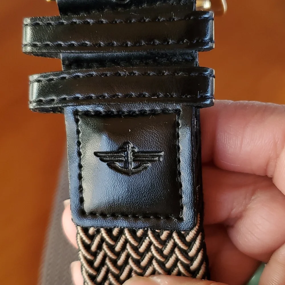 Dockers JAEI Braided Stretch Belt Size L (38-40)